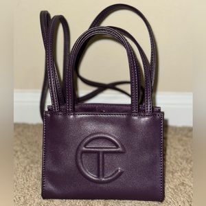 TELFAR Small Eggplant Shopping Bag